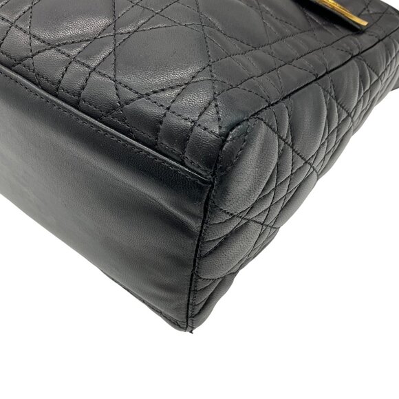 Christian Dior Vintage 1997 Black Cannage Medium Lady Dior Bag - Picture 5 of 11